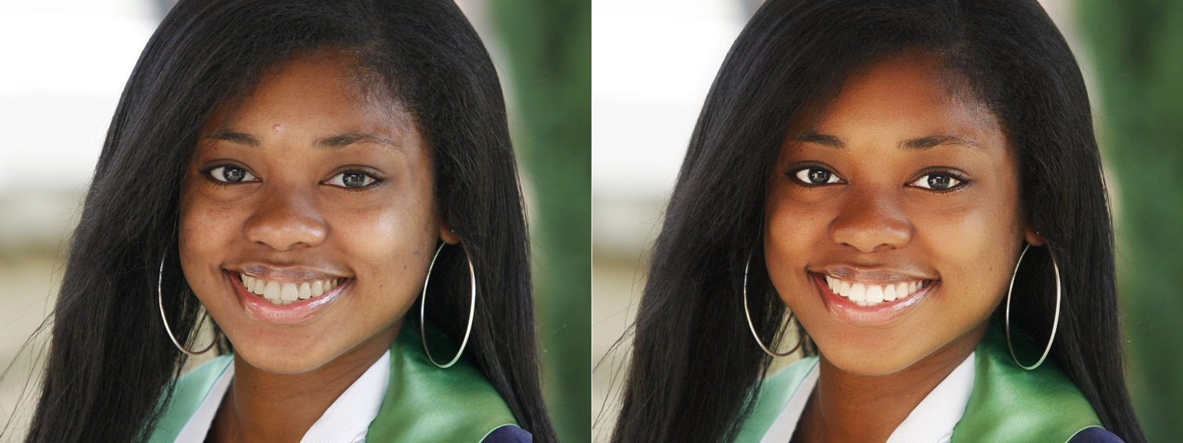 Retouch portrait photos for free Face retouching online